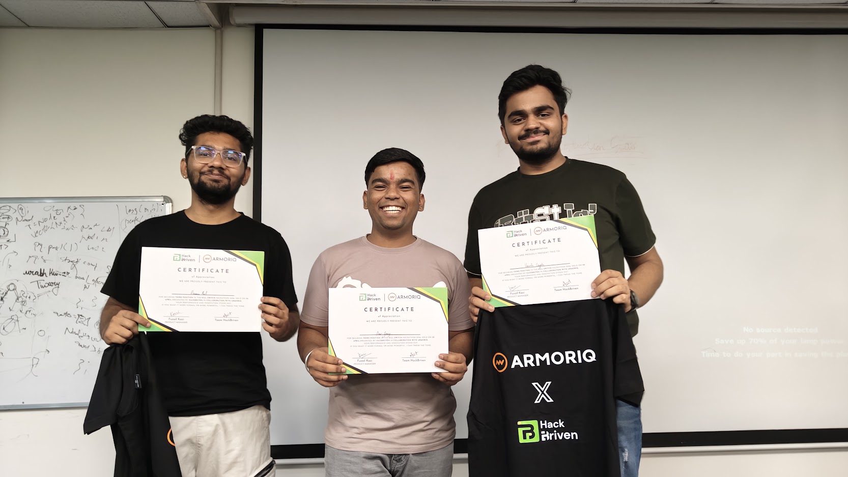 Award presentation and stage ceremony at GeeksforGeeks Noida